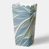 Floral Dream Pattern Abstract Blue Khaki Fractal フェイバーボックス (裏面)