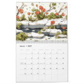 🌸📅 Floral Dreams 2026 🌿✨ カレンダー (3月 2027)
