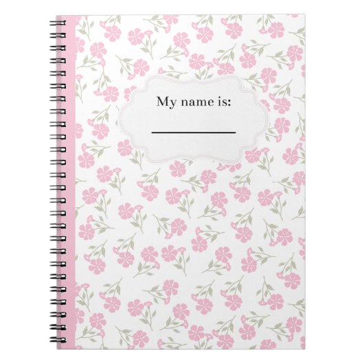 Floral Dreams Notebook ノートブック (正面)