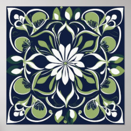 Floral - Druck, Hochwertiges Poster-Papier (Matt) ポスター