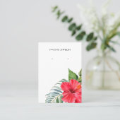 Floral Earring Display Holder 名刺 (スタンド正面)