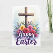 Floral Easter Blessing Card カード (正面)