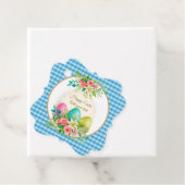 Floral Easter Eggs & Spring Roses Personalized フェイバータグ (インサイチュ)