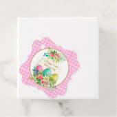 Floral Easter Eggs & Spring Roses Personalized フェイバータグ (インサイチュ)