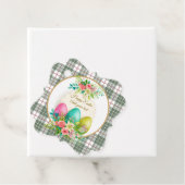 Floral Easter Eggs & Spring Roses Personalized フェイバータグ (インサイチュ)