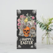 Floral EasterbCollage On Dark Background シーズンカード (スタンド正面)