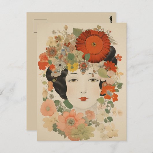 Floral Elegance ポストカード (正面/裏面)