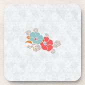 "Floral Elegance" Collection コースター (正面)