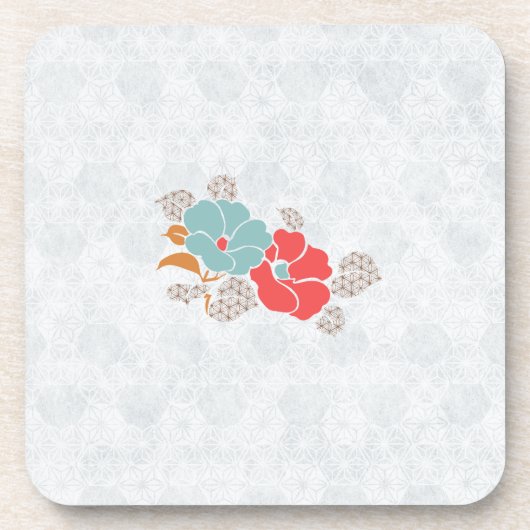 "Floral Elegance" Collection コースター (正面)