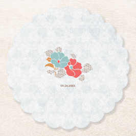 "Floral Elegance" Collection ペーパーコースター
