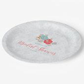 "Floral Elegance" Collection  ペーパープレート (アングル)