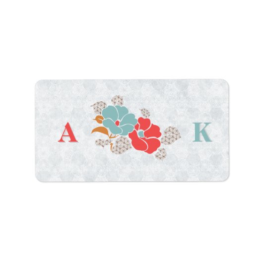 "Floral Elegance" Collection ラベル (正面)