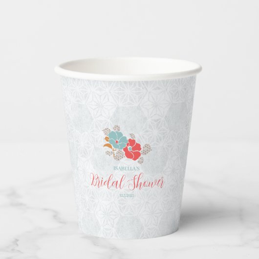 "Floral Elegance" Collection 紙コップ (正面)