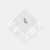 "Floral Elegance" Collection 縁ありカクテルナプキン (角)