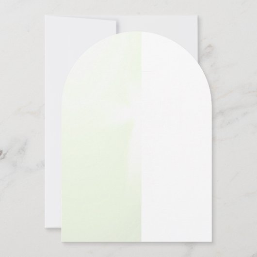 Floral elegance cross baptism invitation  招待状 (裏面)