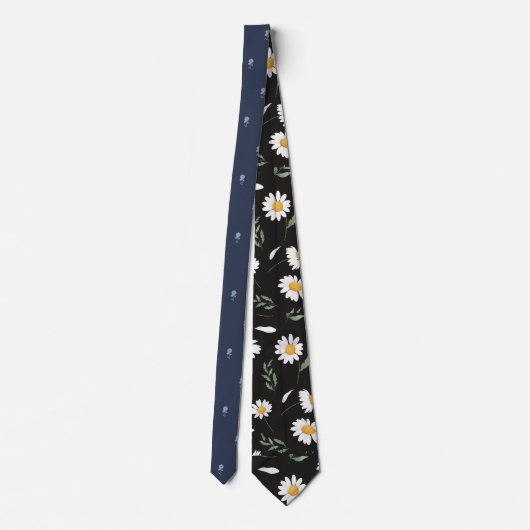 Floral Elegance,  Double Design Tie ネクタイ (裏面)