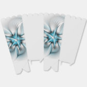 Floral Elegance Modern Abstract Blue Fractal Art フェイバーボックス (見開き)
