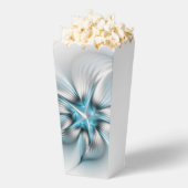 Floral Elegance Modern Abstract Blue Fractal Art フェイバーボックス (はじけた状態)
