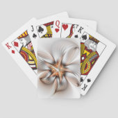 Floral Elegance Modern Abstract Fractal Art トランプ (裏面)