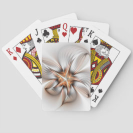 Floral Elegance Modern Abstract Fractal Art トランプ