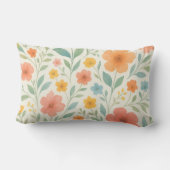 Floral Elegance Pillow – Lovely Floral ランバークッション (裏面)
