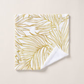 Floral Elegance Tee – Soft Pastel Blooms  バスタオルセット (ウォッシュタオル)