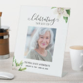 Floral Elegant Celebrating of Life 台座サイン (インサイチュ)