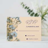 Floral Elegant Classic Wedding RSVP (スタンド正面)