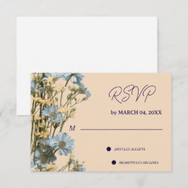 Floral Elegant Classic Wedding RSVP
