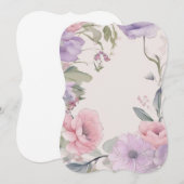 Floral elements greeting card (正面/裏面)