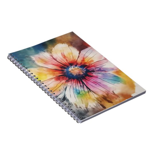 Floral Explosion of Colors ノートブック (右側)