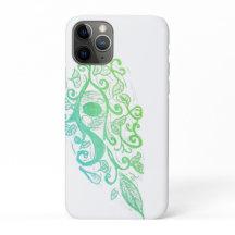 Floral eye phone case