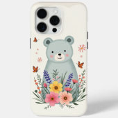 Floral Fable Bear Phone Case Case-Mate iPhoneケース (裏面)
