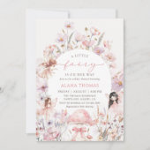 Floral Fairy Baby Shower Invitation 招待状 (正面)