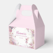 Floral Fairy First Birthday Favor Box フェイバーボックス (正面サイド)