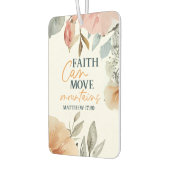 Floral Faith Can Move Mountains カーエアーフレッシュナー (左)