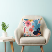 Floral Family Pillow – Bright and Cheerful Gift  クッション (椅子)