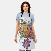 Floral Fantasy  エプロン (着用した状態)