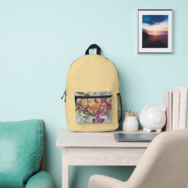 Floral Fantasy プリントバックパック