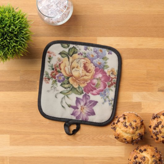 Floral Fantasy  鍋敷き (トップダウン)