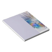 Floral Fantasy, Colorful Abstract Fractal Flower ノートパッド (アングル)