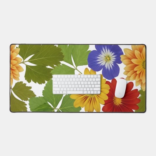  Floral Fantasy Desk Mat デスクマット (キーボード&マウス)