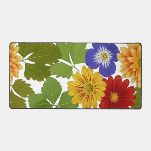  Floral Fantasy Desk Mat デスクマット (正面)