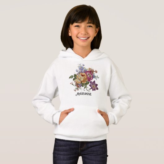  Floral  Fantasy Hoodie (正面フル)
