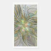 Floral Fantasy Modern Fractal Art Flower With Gold (正面)