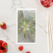 Floral Fantasy Modern Fractal Art Flower With Gold (インサイチュ)