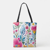 Floral Fantasy Tote Bag トートバッグ (裏面)