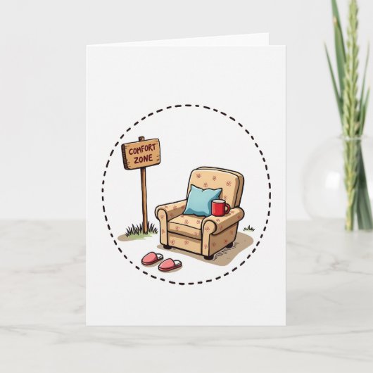 Floral Fathers Day Comfort Card カード (正面)