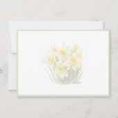 Floral Flat Note Card ノートカード (正面)