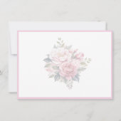 Floral Flat Note Card ノートカード (正面)
